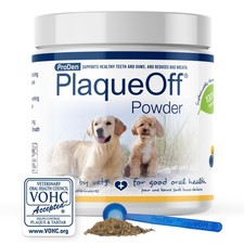 ProDen PlaqueOff Powder for Pets - Cat Dog Plaque Tartar Remover 180g
