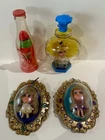 VINTAGE LOT OF 4 MATTEL LITTLE KIDDLES~KOLA KIDDLE~KOLOGNE KIDDLE~LOCKET KIDDLES