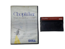 Choplifter! Sega Master System Cartridge and Case