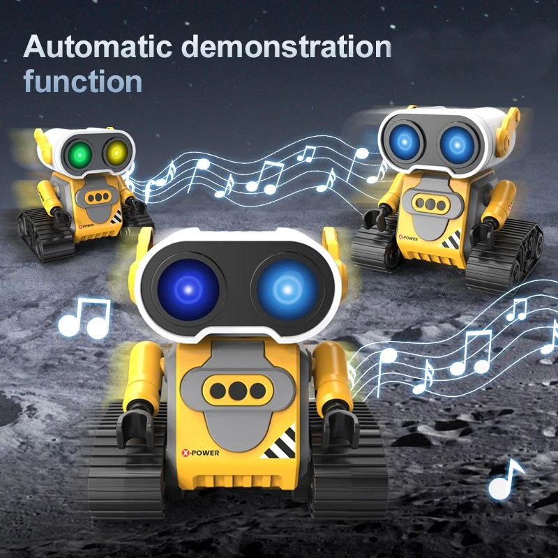 Roboter Kinder Spielzeug Wiederaufladbar Ferngesteuert LED-Augen, Geste Sensing - Bild 4 von 4