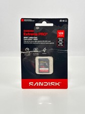 SanDisk Extreme PRO 128GB SDXC UHS-I U3 V30 4K SD Card 250MB/s