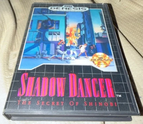 Shadow Dancer Sega Genesis Complete in Official SEGA Hard Case with Manual