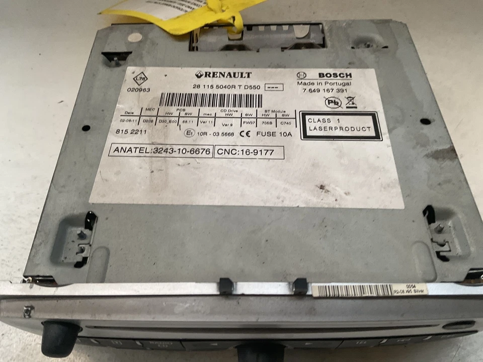 AUTORADIO PER RENAULT Scenic X MOD 281155040R (09>) - Immagine 4 di 4