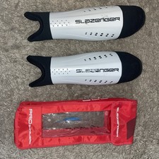 Slazenger Pro Unisex Hockey Shin guards Shin Pads Size MEDIUM  with Bag