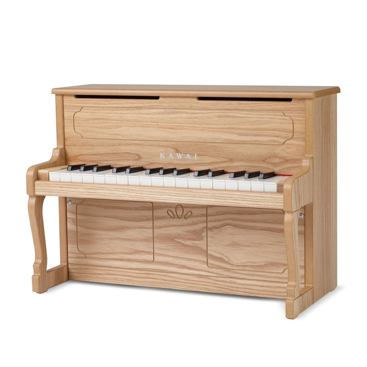 Mini juguete de piano vertical Kawai para niños de madera natural 32 teclas...