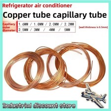 1PCS Tubo Refrigerazione Rame Tubo Bobina Capillare OD1.6 /1.8 /2.5 /3.0 /9.#