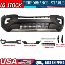 Complete Front Bumper Cover Kit For 2018-2019 ford Explorer w/o Park Sensors