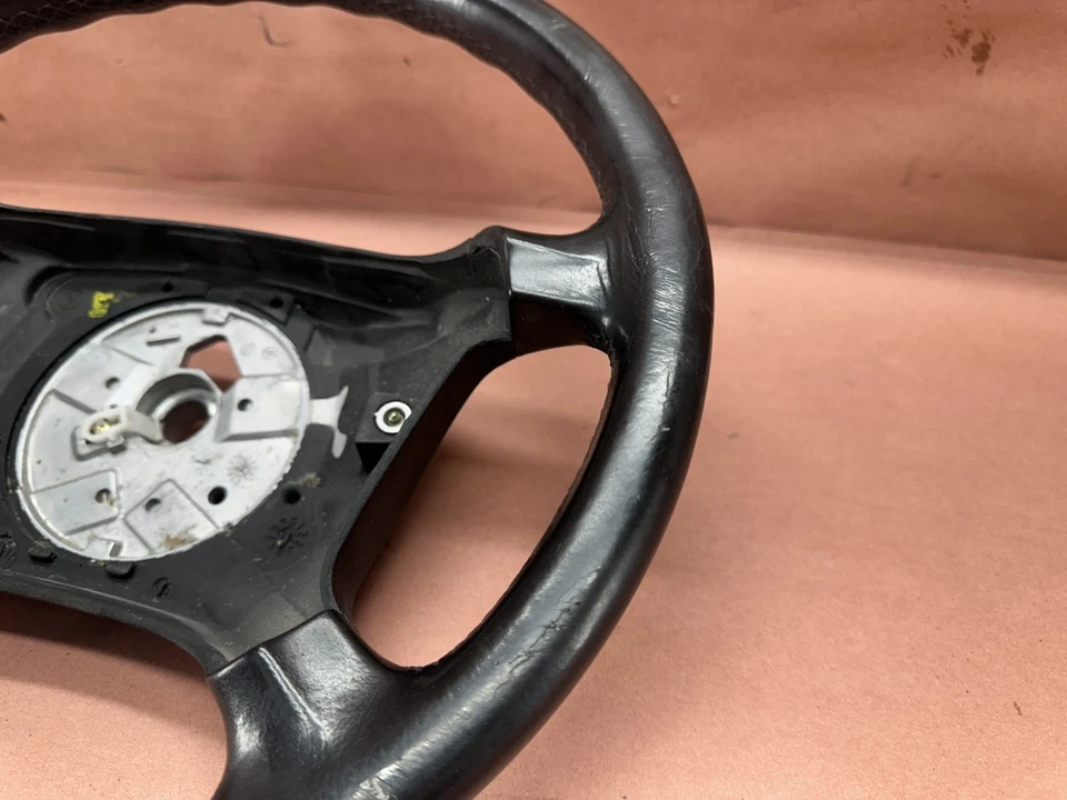 BMW E34 540I 525I 530I E39 528I E31 850CI Leather Steering Wheel OEM #94181 - Image 3 of 4