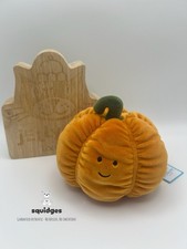 BNWT! 100% Genuine RETIRED Jellycat Vivacious Pumpkin & Hangtag Protector