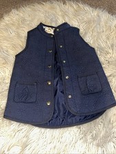 Max studio kids Girls Small 5/6 Navy Floral Vest