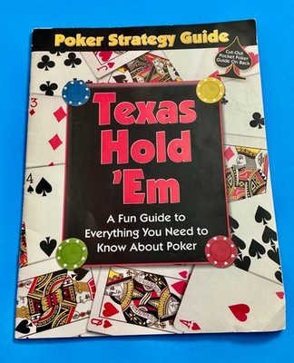 POKER STRATEGY GUIDE, Texas Hold 'Em, with cut-out Pocket Poker Guide