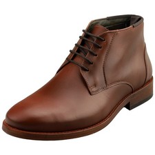 Image of Barbour Benwell Mens Chukka Boots in Mahogany - 7 UK