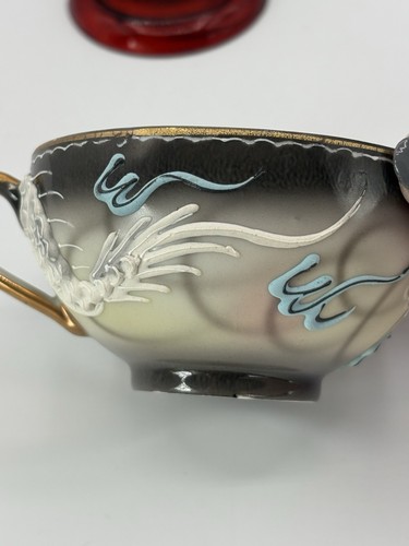 Dragon Ware Geisha Girl Lithopane Tasse & Untertasse - Bild 4 von 6