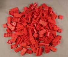 172 Vintage HALSAM ELGO American Bricks Plastic Pre-Lego Building Blocks 1 Lbs.