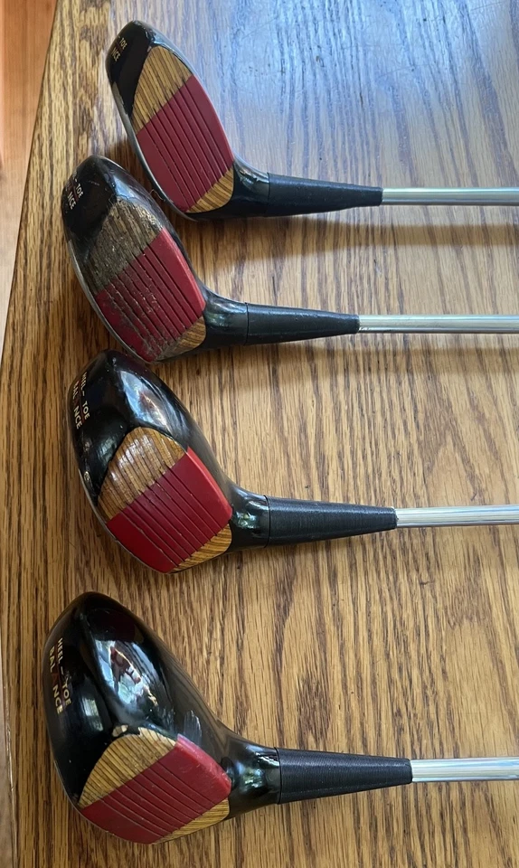 Set of 4 Ping Karsten I Woods #1, #3, #4, #5, with Heel-Toe Balance - RH Clubs - Image 3 of 4