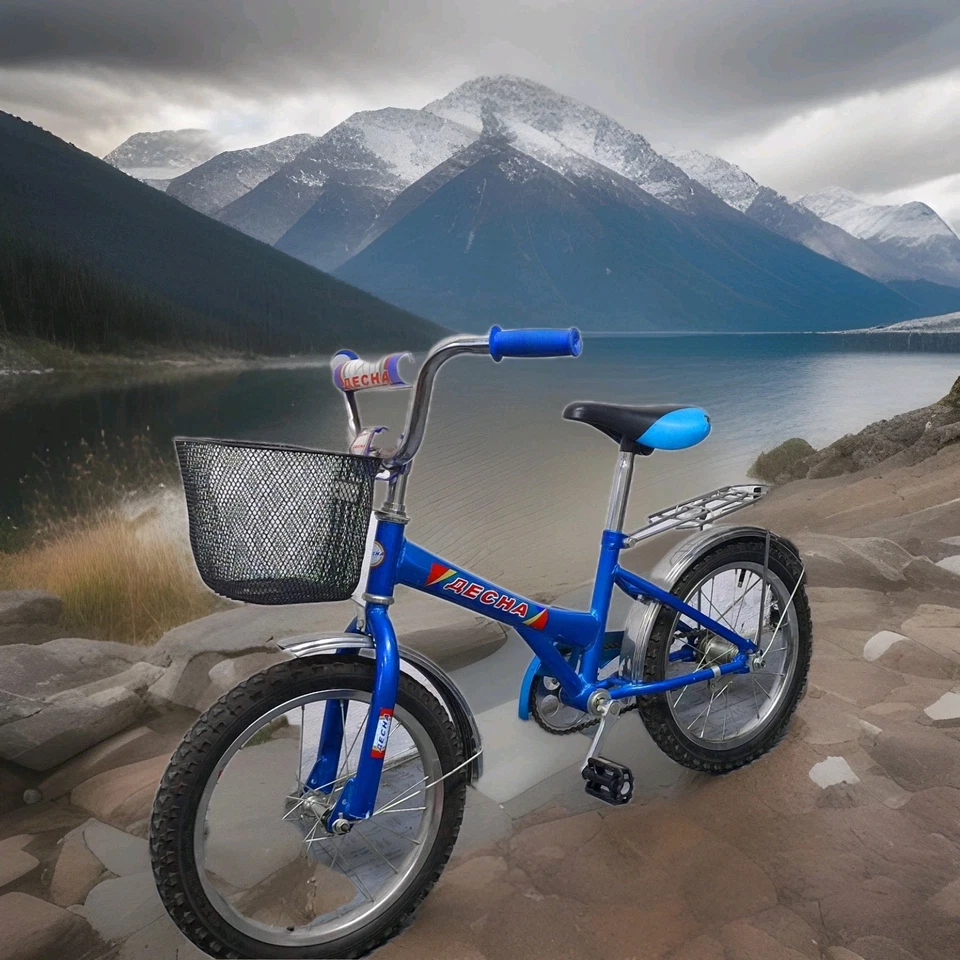 Bici 16" Bicicletta per Bambino - Blu Bicicletta 16 - Immagine 3 di 3