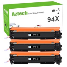 3 Pack CF294X 94x Toner Cartridge For HP 94a Pro MFP M149fdw M148fdw