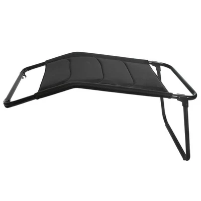 osoltus Fußablage Fußhocker für Campingsessel Soft Touch Black Magic