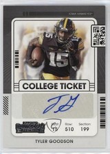 2022 Chronicles Draft Picks Contenders College Ticket Tyler Goodson Auto 0j5z