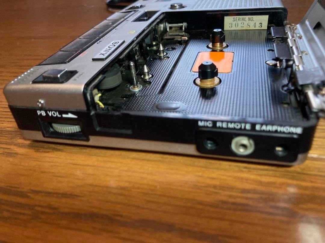 Sony Tc-1100 Portable Cassette Recorder Vintage Operation