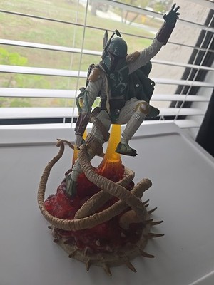 BOBA FETT Sarlacc Escape Hasbro Star Wars 2003 Figure Statue