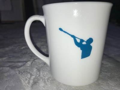 HTF Rare CORNING-REVERE Retro LOGO Gaffer FACTORY OUTLET Opening 10oz MUG Cup 3¾