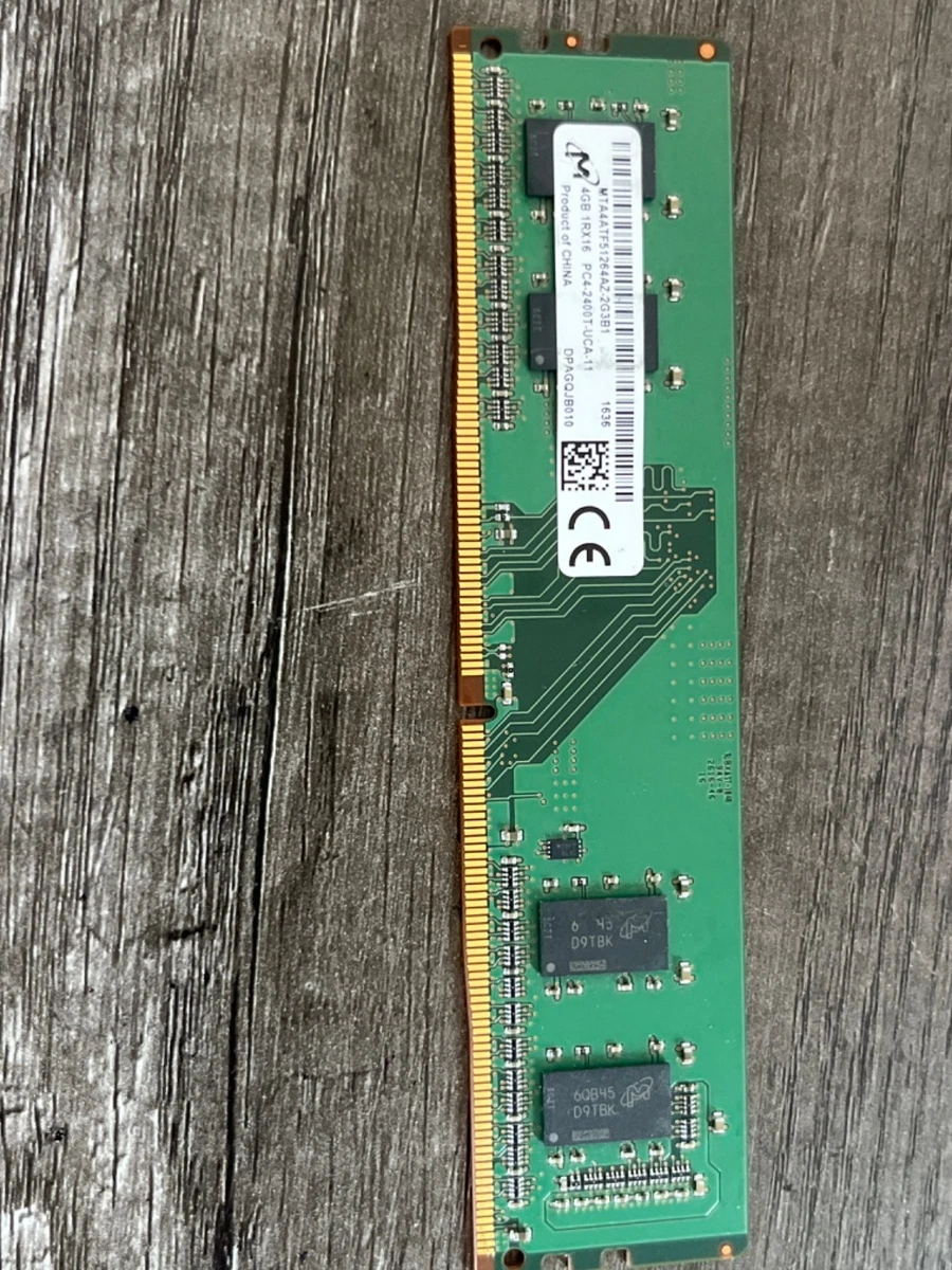 Micron DDR4 SDRAM 4 GB Total Capacity Memory (RAM) for sale | eBay