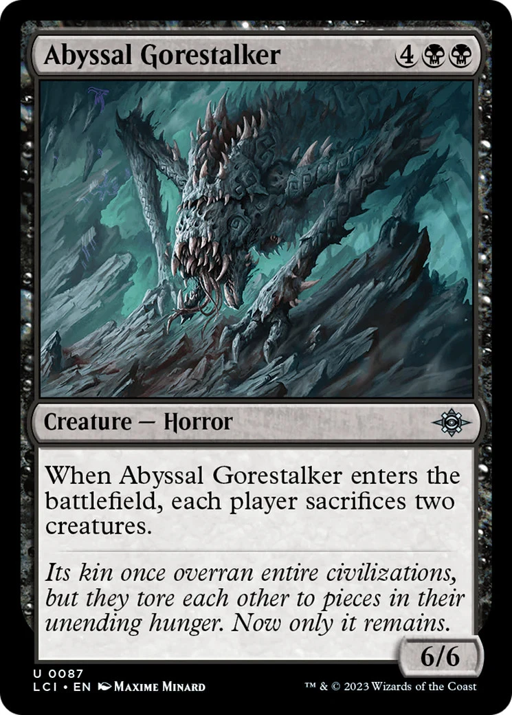The Abyss Magic: The Gathering Individual Trading Card Games for