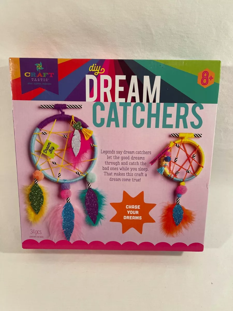 Craft Tastic DIY Dream Catchers Kit - 34 Pieces - Dutch Goat