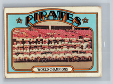 1972 Topps Baseball Card #1 Pittsburgh Pirates Team WORLD CHAMPIONS HOF MLB