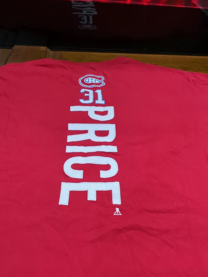 Camiseta de hockey Montreal Canadiens Carey Price roja nombre auténtico número 2XL Foto 4 de 4