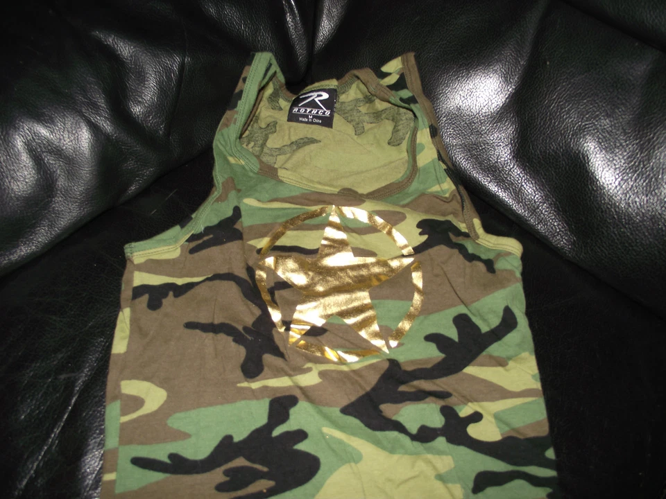 DPM Patrón de Camuflaje Ejército Niña Chaleco Prenda para el torso con Estrella Dorada de Rothco Talla Grande Foto 2 de 2