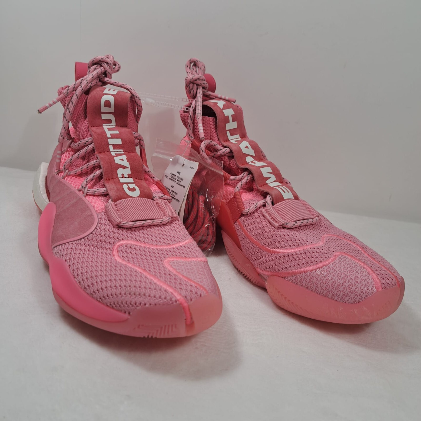 ADIDAS Crazy By Pharrell Williams Mens Size 10.5 Basketball Shoes Hyper Pink thumbnail 7