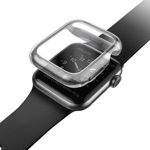 UNIQ TPU Hülle für Apple Watch Series 4/5/6/SE/SE2 44mm - Rauchgrau - Bild 2 von 4