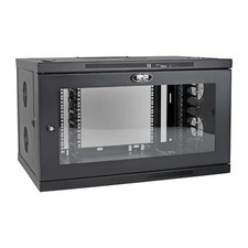 Tripp Lite SmartRack 9U Wall Mount Rack Enclosure Cabinet - Wide Acrylic Window