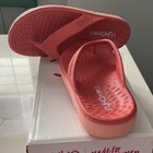 Ryka Ultimate Recovery Molded Thong Sandals - Rest EZ Thong Size 7M, Coral — photo 3