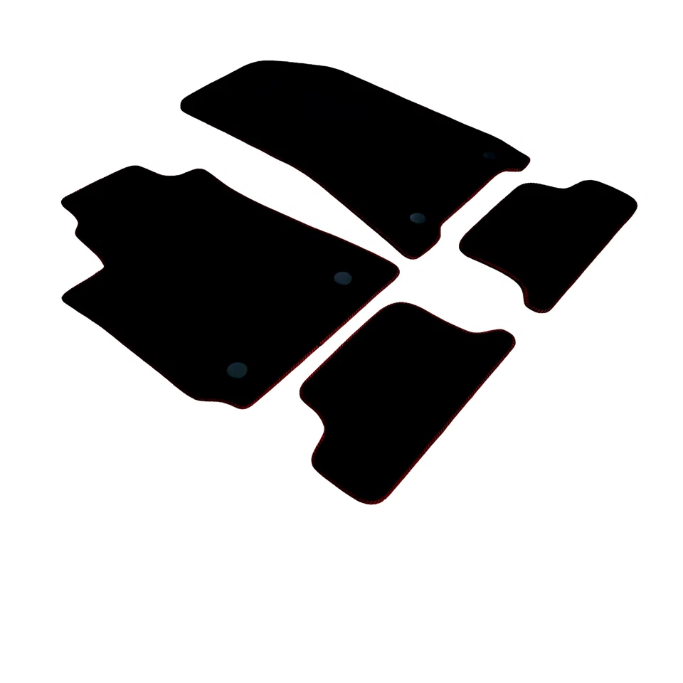 Car Floor Mats For Alfa Romeo Brera Velour Waterproof Black Carpet Auto Liners - Image 3 of 4