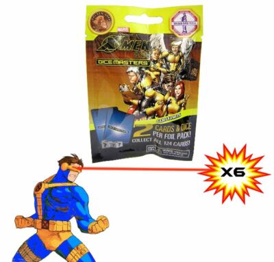  X-Men First Class Würfel Masters Blindtaschen X6 Packungen WizKids Spiele Marvel 