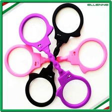 ✅ MANETTE IN SILICONE SEXY TOY BONDAGE LEGAMI SADOMASO POLIZIA GIOCO J088 ✅