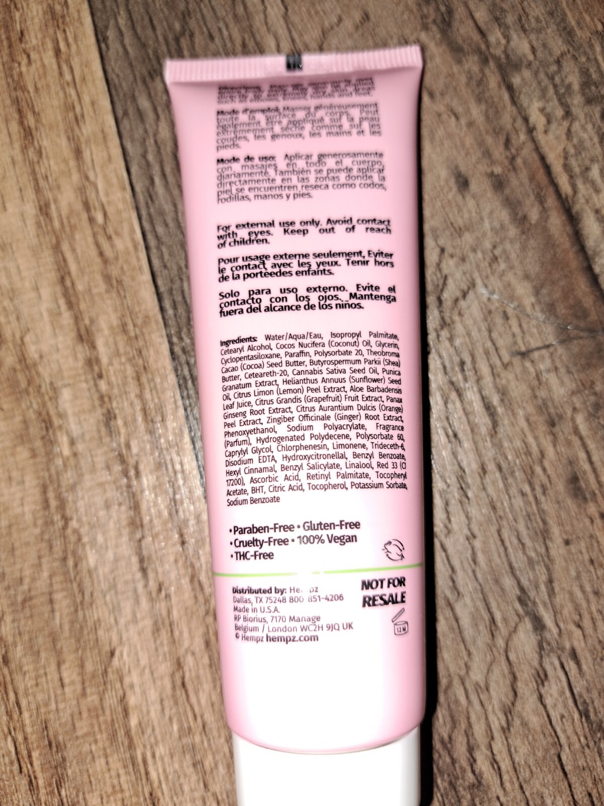 HEMPZ Pomegranate Herbal Body Butter 1.8oz 53ml Renew Hydrate Sealed NEW