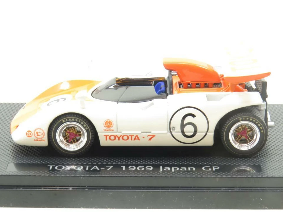 EBBRO Pressofuso Modelli 711 Toyota 7 Giappone Lattina Am 1969 No6 1 43 Scala IN - Immagine 4 di 4