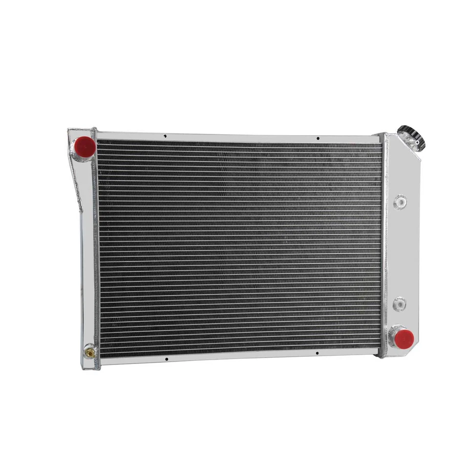 Radiador de aluminio de 4 filas para Chevrolet 1973-1974 Chevy Nova 5,0 L 5,7 L AT CC412 Foto 4 de 4