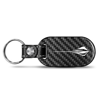 Chevrolet Corvette C8 Stingray Real Carbon Fiber Tag Style Key Chain