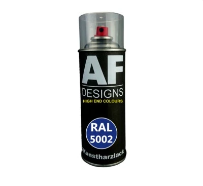 ALEX FLITTNER DESIGNS Kunstharz Lackspray Buntlack Spraydose FÜR RAL5002 ULTRAMARINBLAU glänzend
