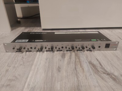 PHONIC PM 801 Rack Mountable 8 Channel Personal Mixer with Mute