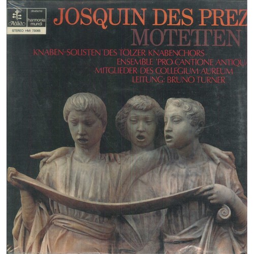 Josquin Des Pres LP Vinyl Motets / Harmonia Mundi – HMI73065 Sealed