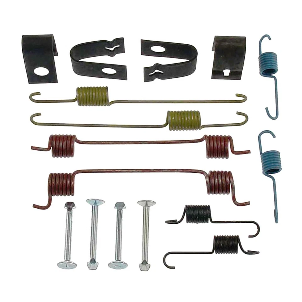 Rear Brake Drums & Shoes Hardware Spring Kit Fits 1989 Ford Festiva -Raybestos - Image 2 of 4