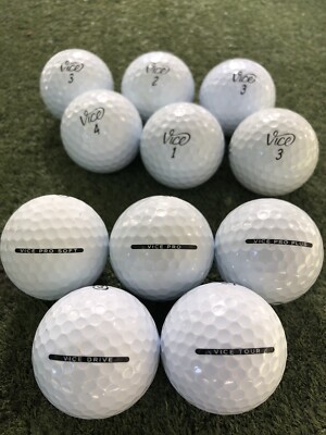 50 Vice Pro/Plus Tour, Drive  Mix Assorted Golf Balls 4A In Great Condition