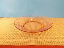 Duralex Glassware Rivage Pink Pattern Soup Bowl 8 1/2"