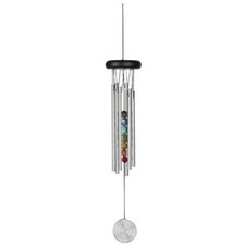 Woodstock Chime CChakra Chime Seven Stones Gift Wrapped 17.5" 6 tubes